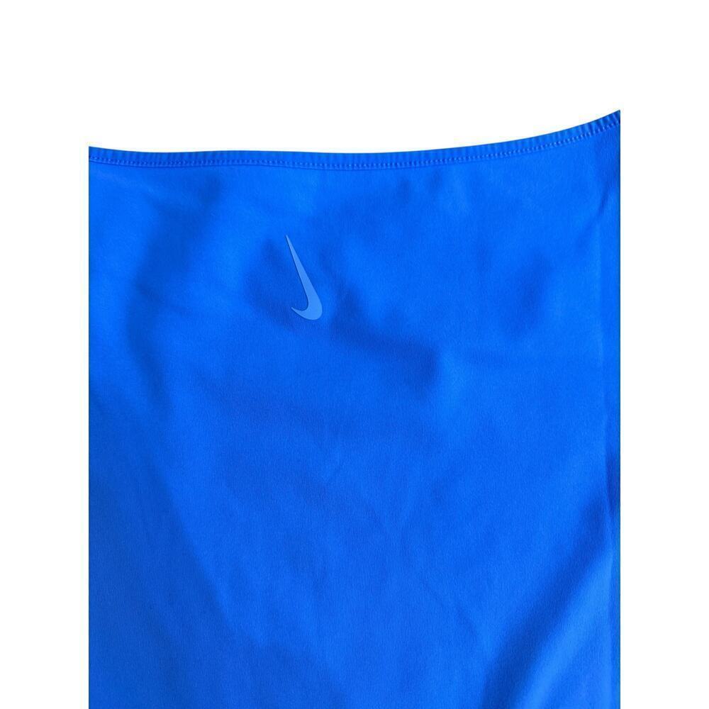 NIKE Yoga Dri Fit Women’s Blue Long Sleeve Training Stretch T-Shirt Size Large - Picture 5 of 6